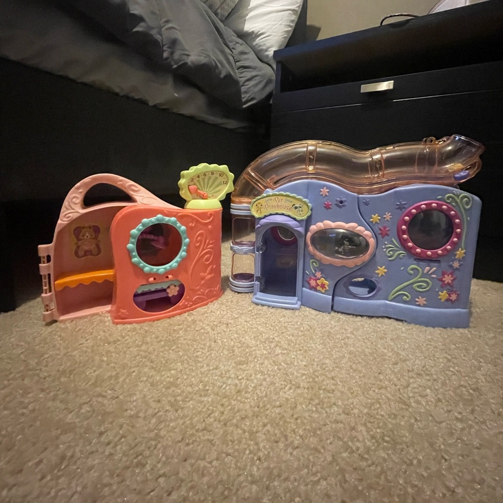 Vintage Littlest Pet Shop Houses (2)